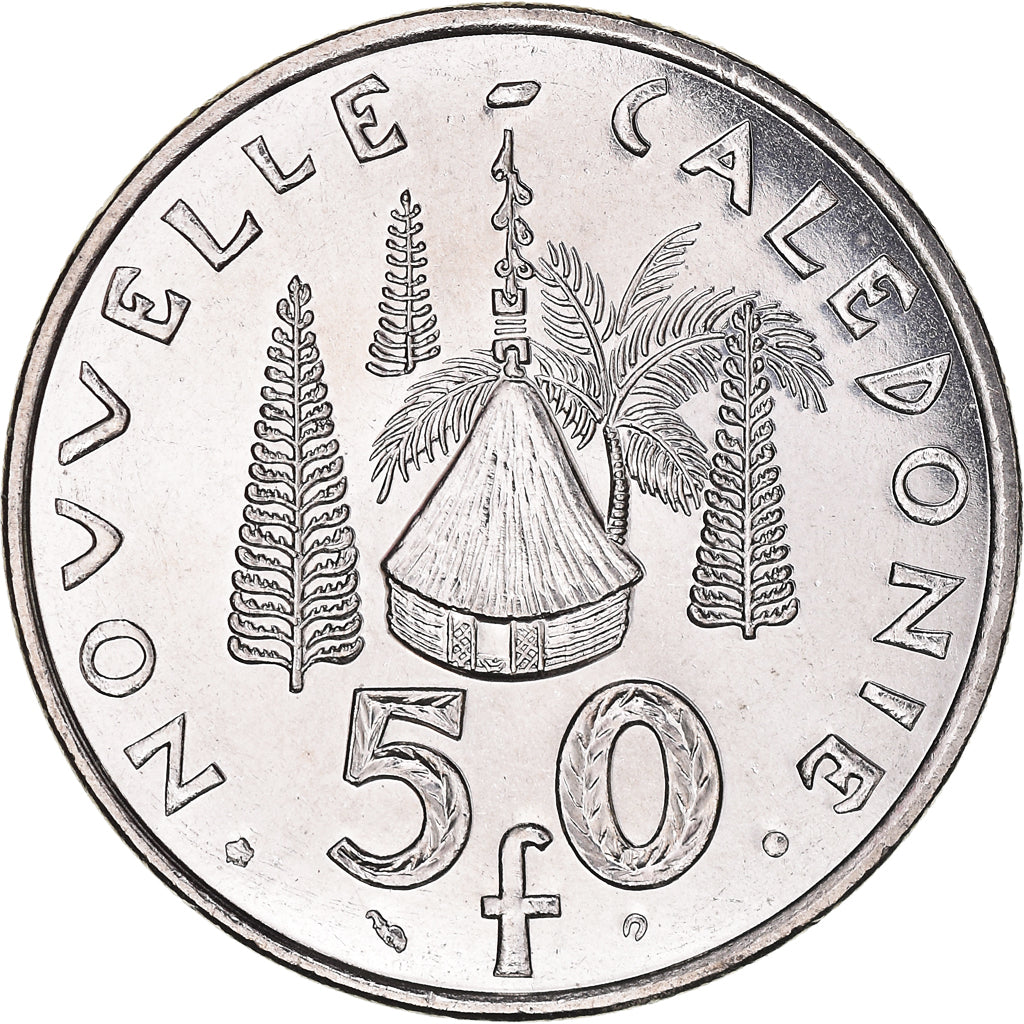 Coin, New Caledonia, 50 Francs, 2001, Paris, MS(65-70), Nickel, KM:13