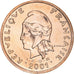 Coin, New Caledonia, 100 Francs, 2001, Paris, MS(65-70), Nickel-Bronze, KM:15