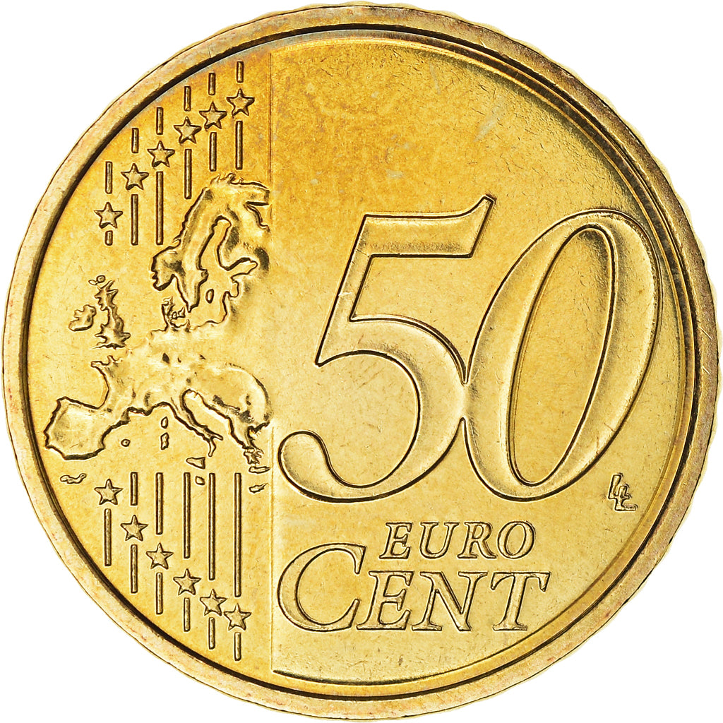 France, 50 Euro Cent, 2009, Paris, BU, MS(65-70), Brass, Gadoury:6a., KM:1412