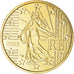 France, 50 Euro Cent, 2009, Paris, BU, MS(65-70), Brass, Gadoury:6a., KM:1412