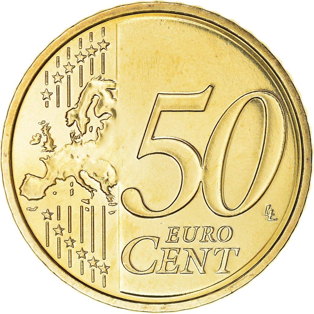 France, 50 Euro Cent, 2009, Paris, BU, MS(65-70), Brass, Gadoury:6a., KM:1412