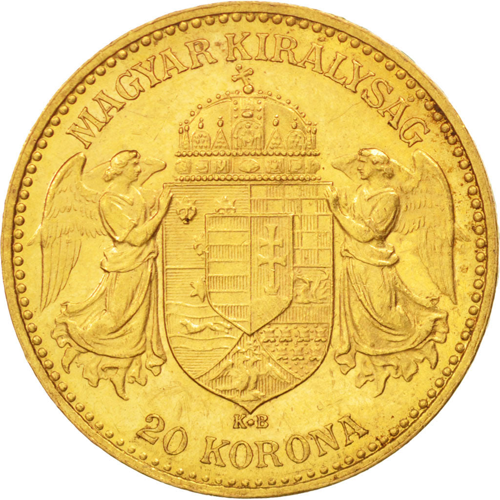 Hungary, Franz Joseph I, 20 Korona, 1898, Kormoczbanya, AU(55-58), Gold, KM:486