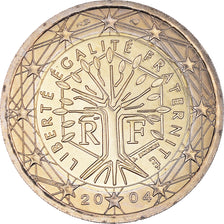 France, 2 Euro, 2004, BU, MS(65-70), Bi-Metallic, KM:1289