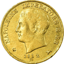 Monnaie, États italiens, KINGDOM OF NAPOLEON, Napoleon I, 20 Lire, 1812, Milan