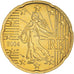 France, 20 Euro Cent, 2004, BU, FDC, Laiton, Gadoury:5., KM:1286