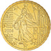 France, 10 Euro Cent, 2004, Paris, BU, MS(65-70), Brass, KM:1285