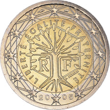 Frankreich, 2 Euro, 2005, Paris, BU, STGL, Bi-Metallic, Gadoury:8., KM:1289