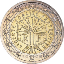 France, 2 Euro, 2005, Paris, BU, FDC, Bimétallique, Gadoury:8., KM:1289