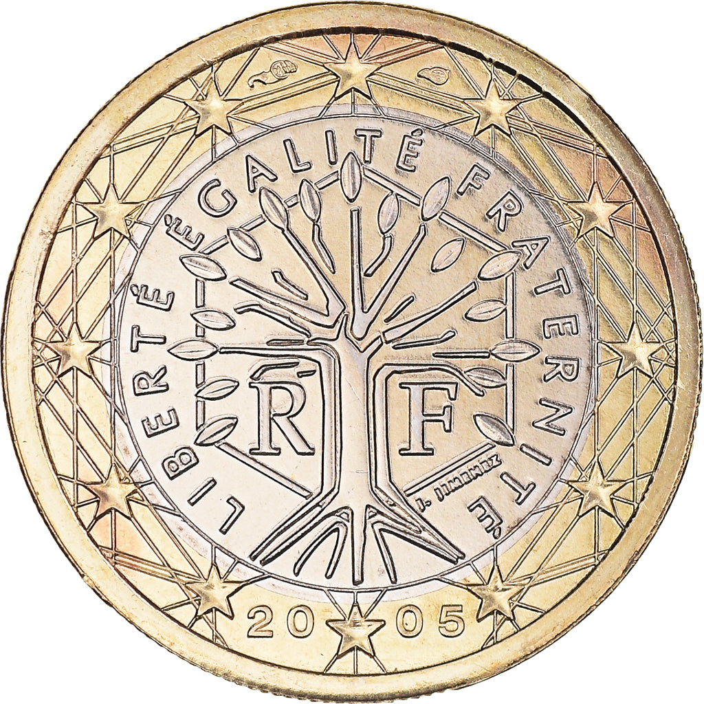 Francia, Euro, 2005, Paris, BU, FDC, Bi-metallico, Gadoury:7, KM:1288