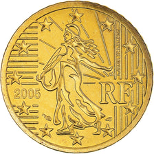 France, 50 Euro Cent, 2005, BU, MS(65-70), Brass, Gadoury:5., KM:1287