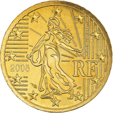 France, 50 Euro Cent, 2005, BU, MS(65-70), Brass, Gadoury:5., KM:1287