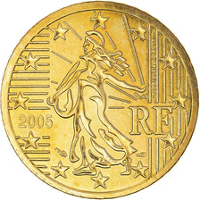 France, 50 Euro Cent, 2005, BU, MS(65-70), Brass, Gadoury:5., KM:1287
