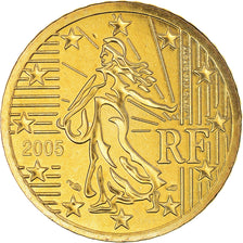 France, 50 Euro Cent, 2005, BU, MS(65-70), Brass, Gadoury:5., KM:1287