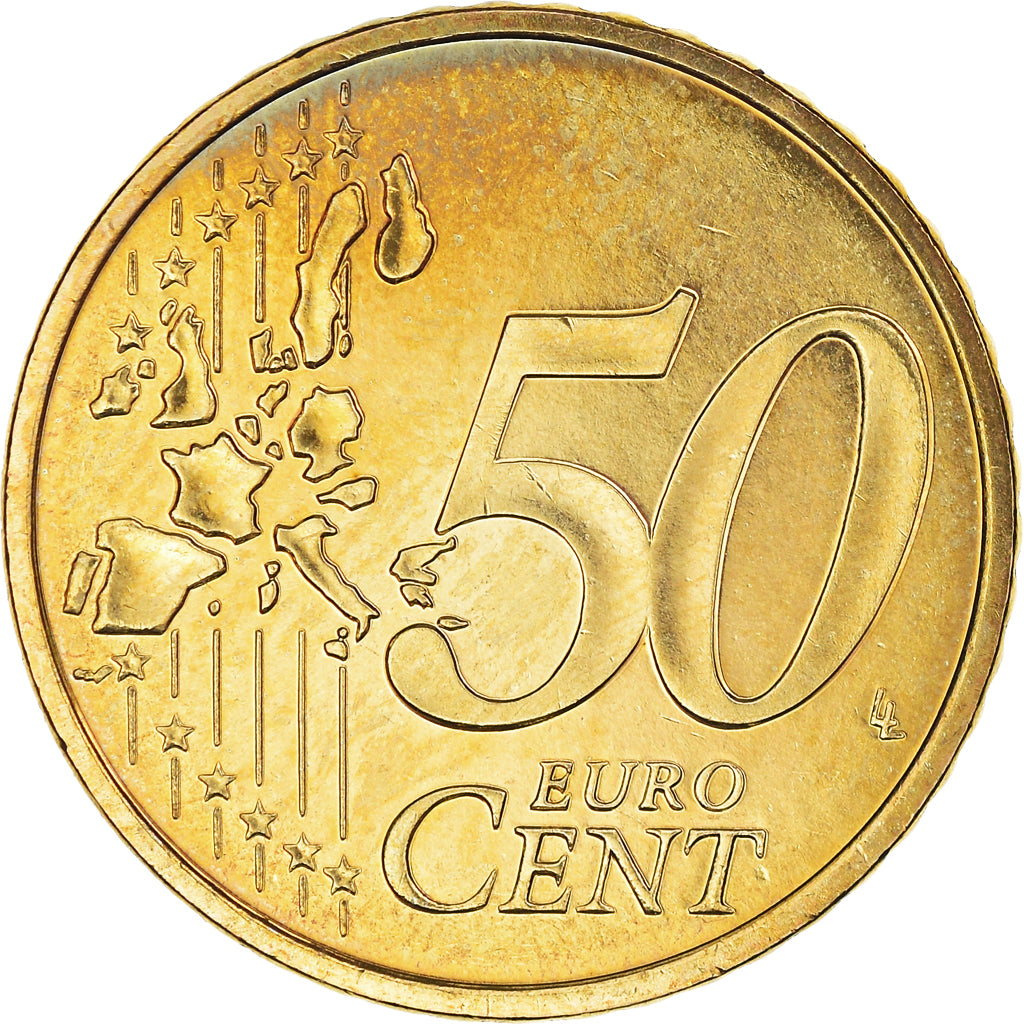 France, 50 Euro Cent, 2005, BU, MS(65-70), Brass, Gadoury:5., KM:1287