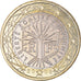 França, Euro, 2008, Paris, BU, MS(65-70), Bimetálico, Gadoury:7a., KM:1413