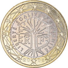 França, Euro, 2008, Paris, BU, MS(65-70), Bimetálico, Gadoury:7a., KM:1413