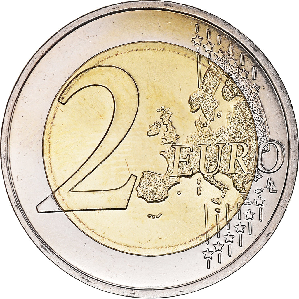 France, 2 Euro, 2010, Paris, BU, FDC, Bi-Metallic, Gadoury:8a., KM:1414