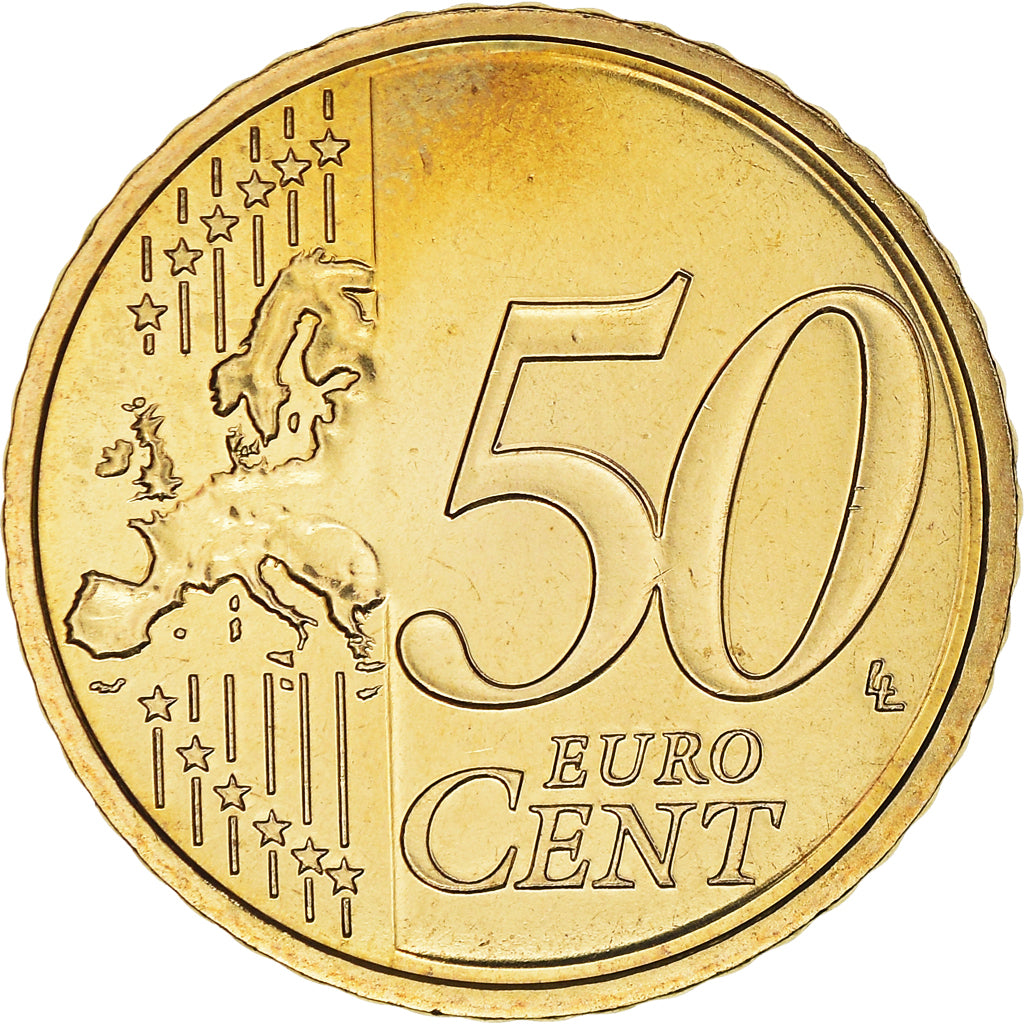 France, 50 Euro Cent, 2010, Paris, BU, MS(65-70), Brass, Gadoury:6a., KM:1412