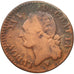 France, Louis XVI, 1/2 Sol ou 1/2 sou, 1/2 Sol, 1784, Strasbourg, F(12-15)