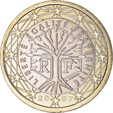 França, Euro, 2007, Paris, BU, MS(65-70), Bimetálico, Gadoury:7a., KM:1413