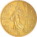 France, 50 Euro Cent, 2007, Paris, BU, MS(65-70), Brass, Gadoury:6a., KM:1412