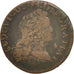 France, Louis XV, Demi sol au buste enfantin, 1/2 Sol, 1720, Metz, F(12-15)