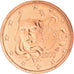 France, 2 Euro Cent, 2000, Paris, BU, MS(65-70), Copper Plated Steel, KM:1283