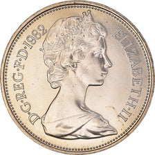 Coin, Great Britain, Elizabeth II, 10 Pence, 1982, BU, MS(65-70), Copper-nickel