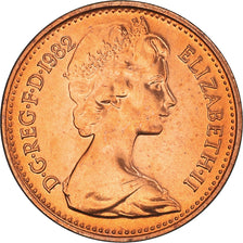 Münze, Großbritannien, Elizabeth II, 1/2 Penny, 1982, BU, STGL, Bronze, KM:926