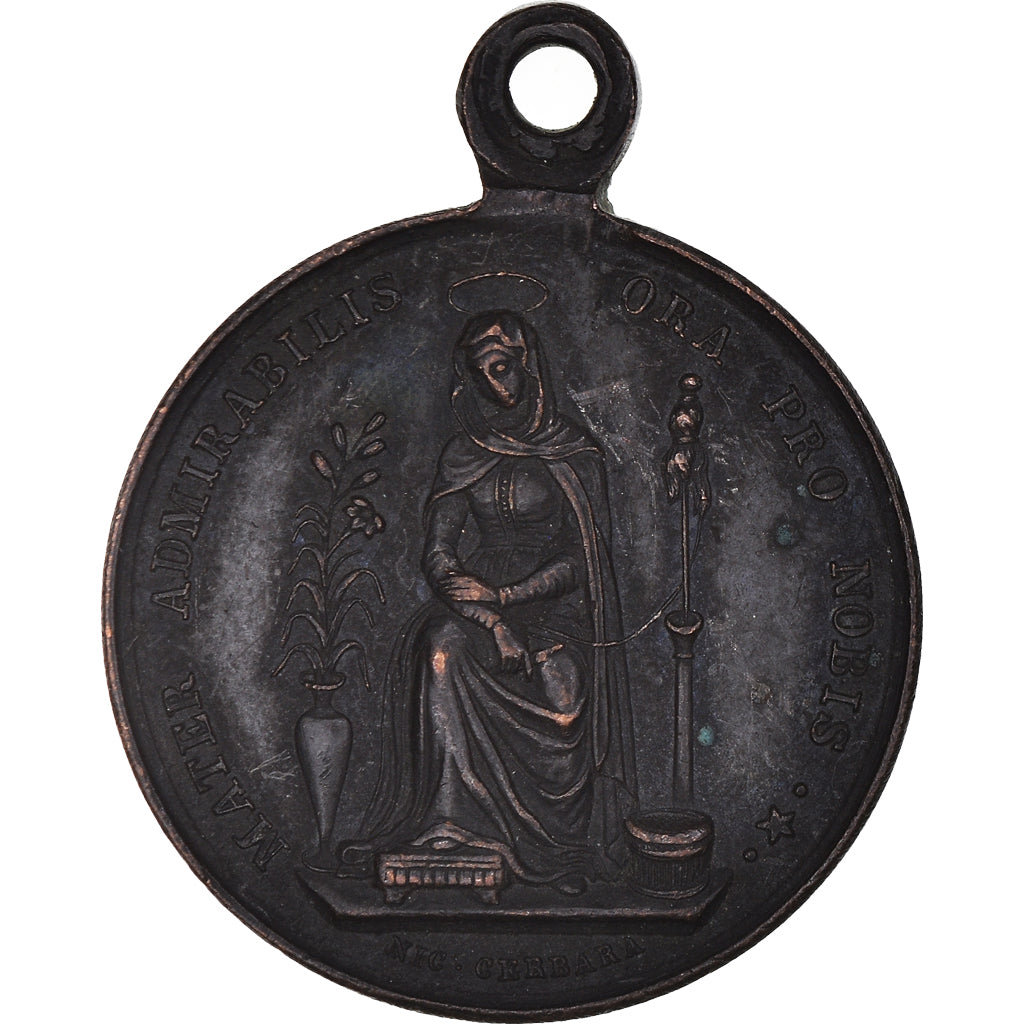 Vaticano, medaglia, Pie XI, Roma, 1849, Cerbara, BB+, Bronzo