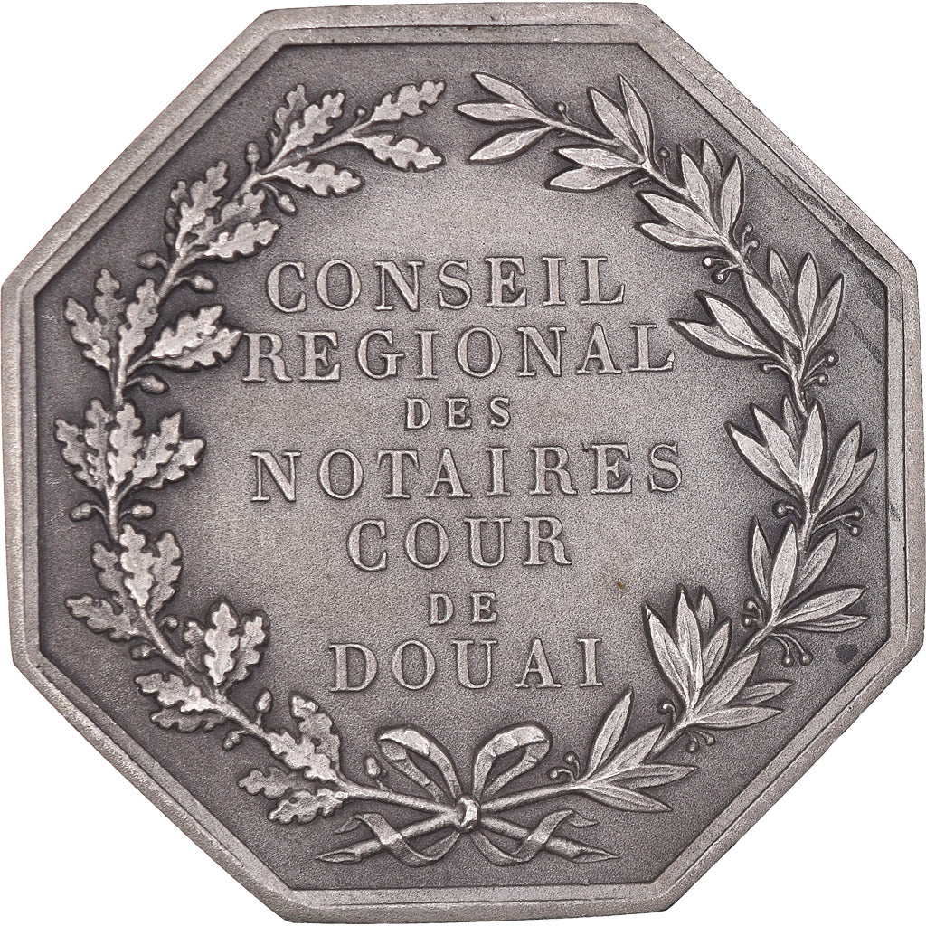 France, Token, Conseil Régional des Notaires de la Cour de Douai, 1890, MS(63)