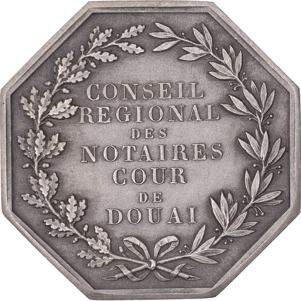 France, Token, Conseil Régional des Notaires de la Cour de Douai, 1890, MS(63)