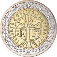 France, 2 Euro, 2003, Paris, BU, MS(65-70), Bi-Metallic, KM:1289