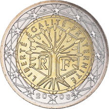 France, 2 Euro, 2003, Paris, BU, MS(65-70), Bi-Metallic, KM:1289