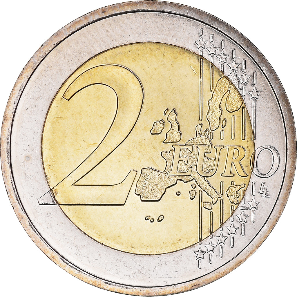 France, 2 Euro, 2003, Paris, BU, MS(65-70), Bi-Metallic, KM:1289