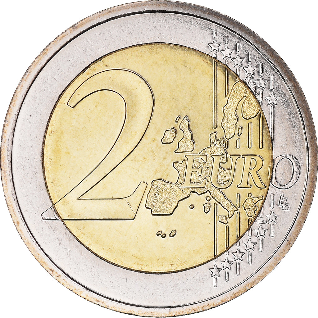 France, 2 Euro, 2003, Paris, BU, MS(65-70), Bi-Metallic, KM:1289