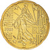France, 20 Euro Cent, 2003, Paris, BU, MS(65-70), Brass, KM:1286