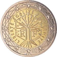 França, 2 Euro, 2002, Paris, BU, MS(65-70), Bimetálico, Gadoury:8., KM:1289