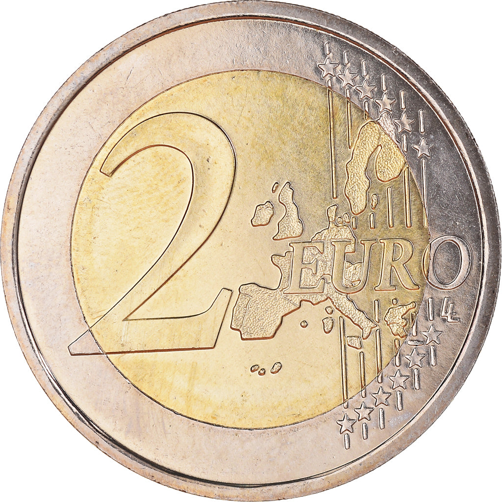 França, 2 Euro, 2002, Paris, BU, MS(65-70), Bimetálico, Gadoury:8., KM:1289