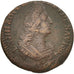 Coin, France, Louis XIV, Liard de France au buste âgé, troisième type, Liard