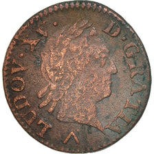 France, Louis XV, Liard à la vieille tête, Liard, 1769, Lille, F(12-15),KM543.11