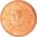 France, 2 Euro Cent, 2002, Paris, BU, MS(65-70), Copper Plated Steel, Gadoury:2
