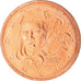 France, 2 Euro Cent, 2002, Paris, BU, MS(65-70), Copper Plated Steel, Gadoury:2