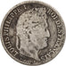Francia, Louis-Philippe, 1/2 Franc, 1841, Paris, BC, Plata, KM:741.1