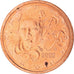 Francja, 2 Euro Cent, 2002, Paris, BU, MS(65-70), Miedź platerowana stalą