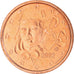 Francia, Euro Cent, 2002, Paris, BU, FDC, Acciaio placcato rame, KM:1282