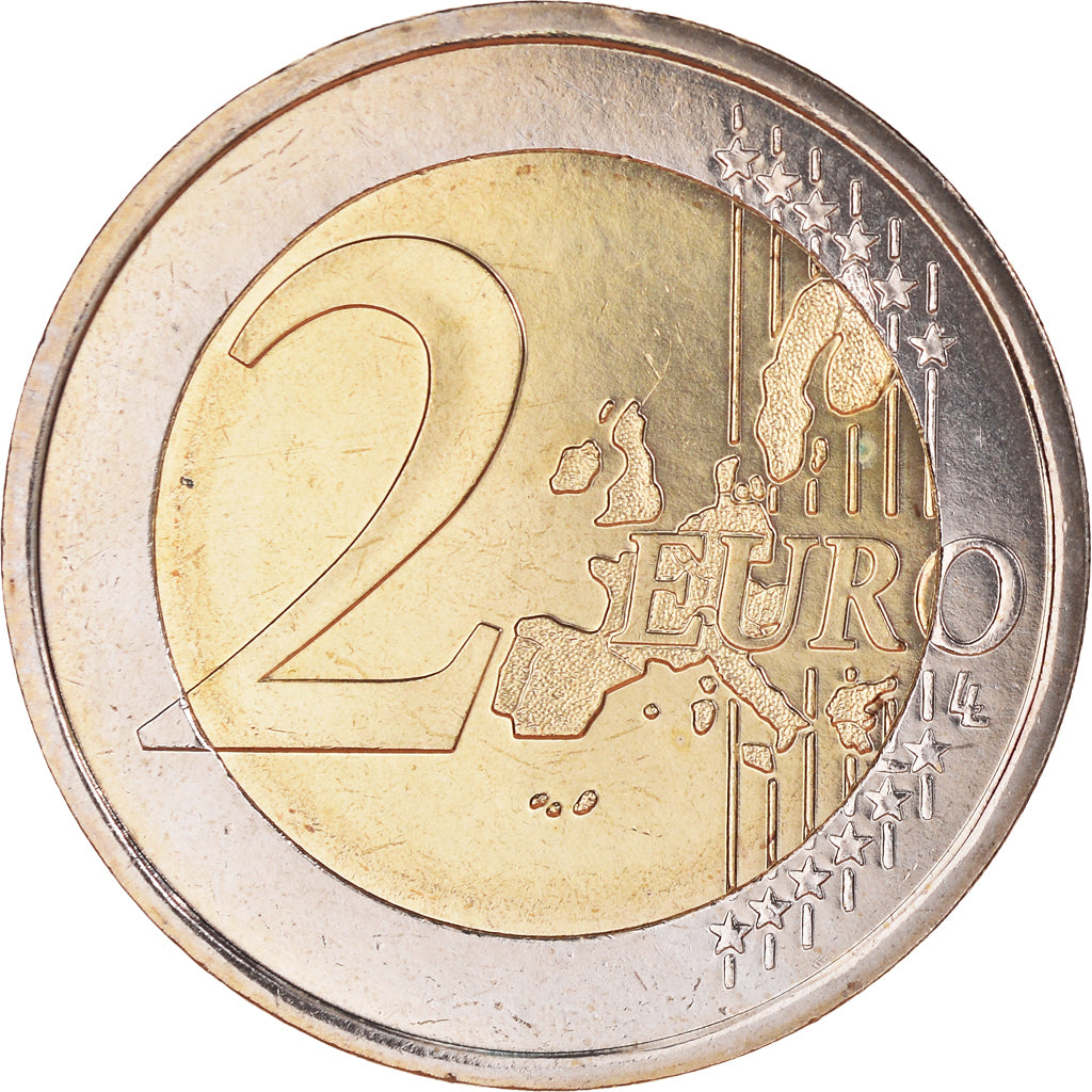 France, 2 Euro, 2001, Paris, BU, MS(65-70), Bi-Metallic, KM:1289