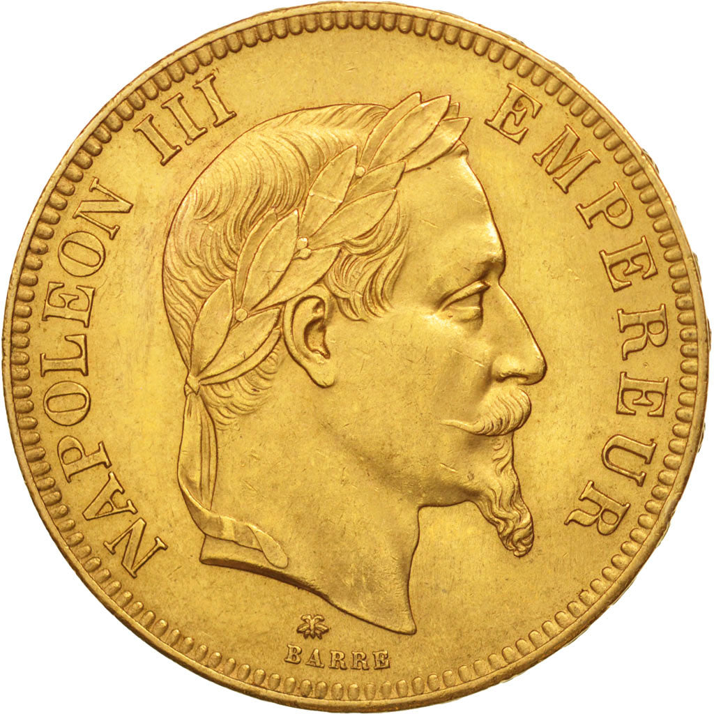 France, Napoleon III, 100 Francs, 1862, Paris, PCGS, MS63, Gold, KM:802.1