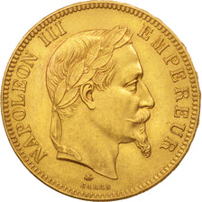 France, Napoleon III, 100 Francs, 1862, Paris, PCGS, MS63, Gold, KM:802.1