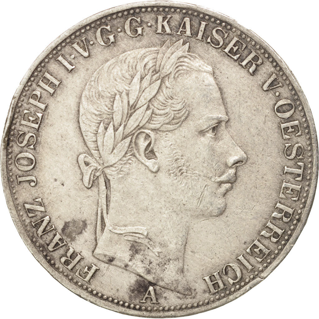 Österreich, Franz Joseph I, Thaler, 1857, Vienna, SS+, Silber, KM:2244